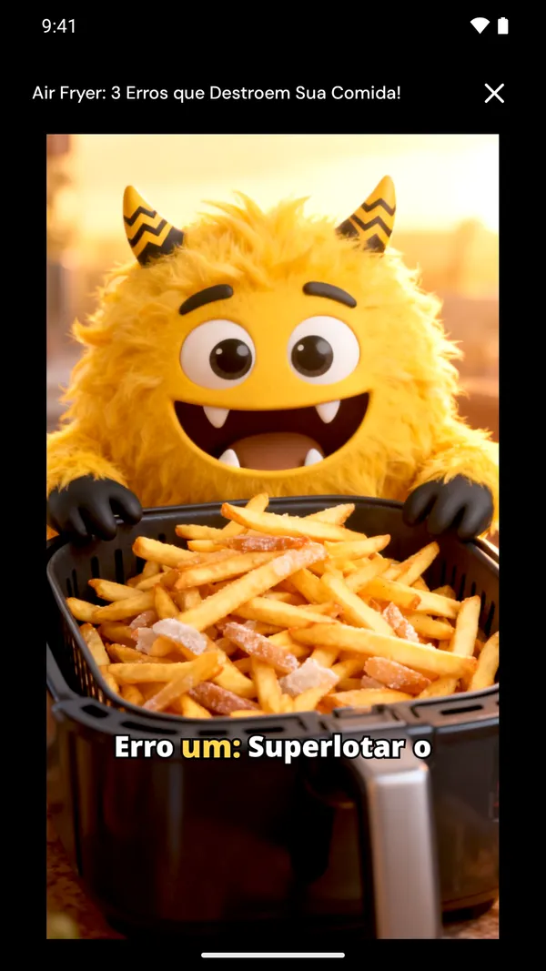 MediaHub: Reel pronto tocando, com legenda e o Zito em cena